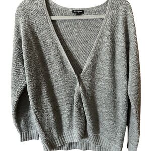 Express Women's Gray Sweater